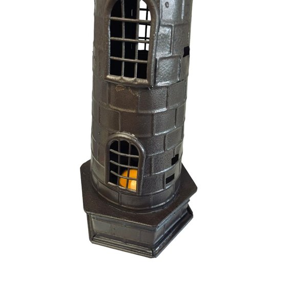 Vintage‎ Art Deco Figural Lighthouse Candle Table Lamp Decorative 13 1/2" - Picture 14 of 14